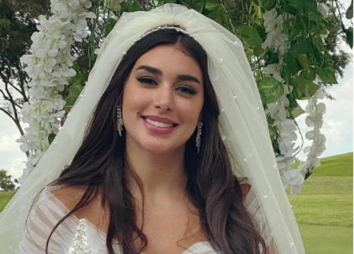 صورة مسربة من حفل زفاف ياسمين صبري على زوجها الأول