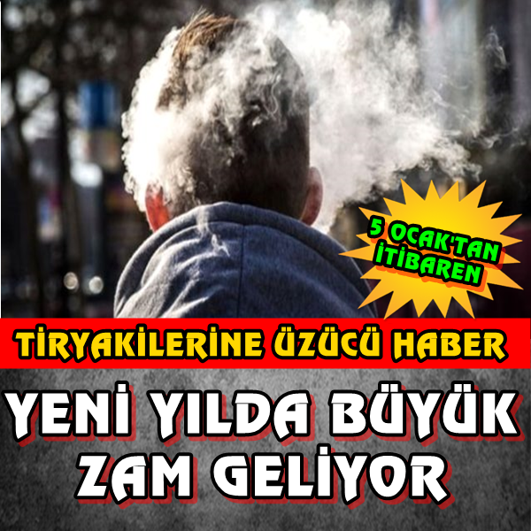 Yeni yılda sigaraya bir zam daha..