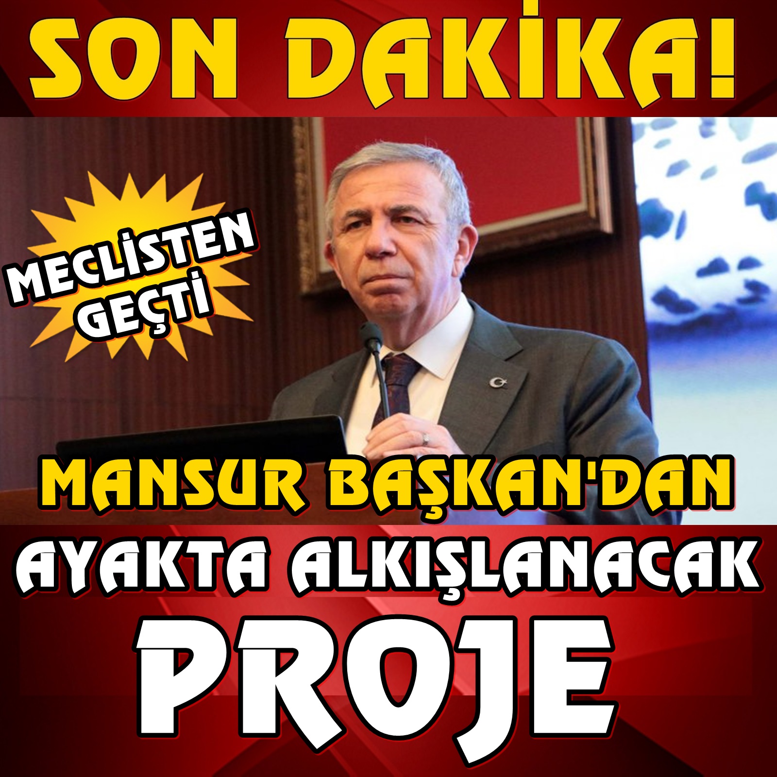 Mansur Yavaş'ın bir projesi daha Belediye Meclisi'nden geçti