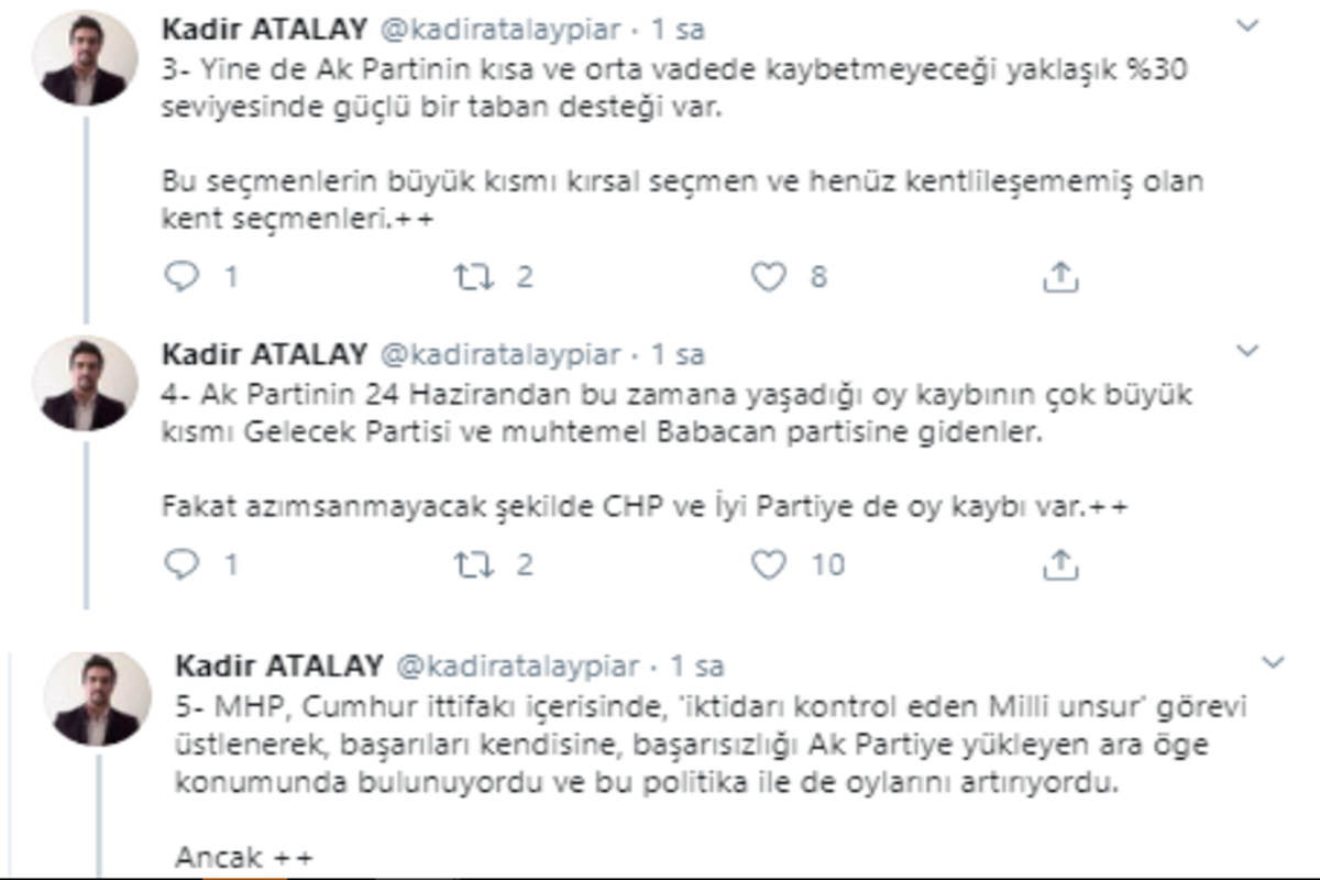 %30 seviyesinde güçlü bir taban desteği var