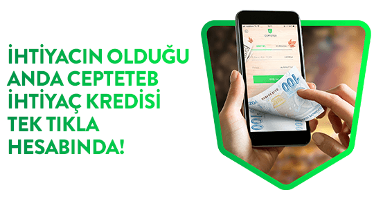 CEPTETEB TEB Bankası İhtiyaç Kredisi Faiz Oranları ve Başvurusu