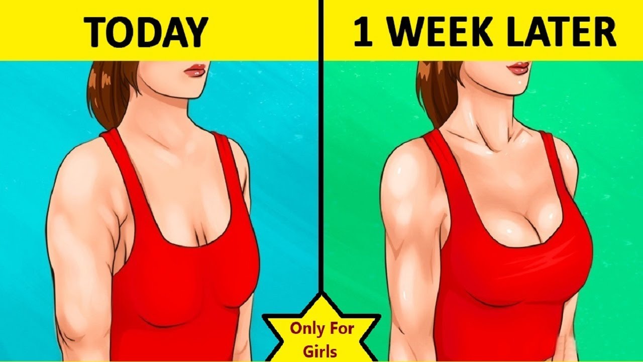10 Easy Exercises For Beautiful Arms and Tight Breasts