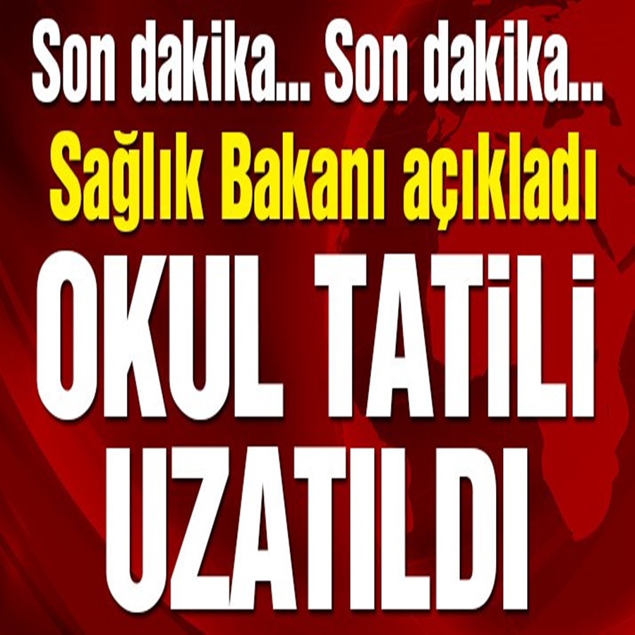 Sağlık Bakanı Koca açıkladı: Eğitime verilen ara uzatıldı