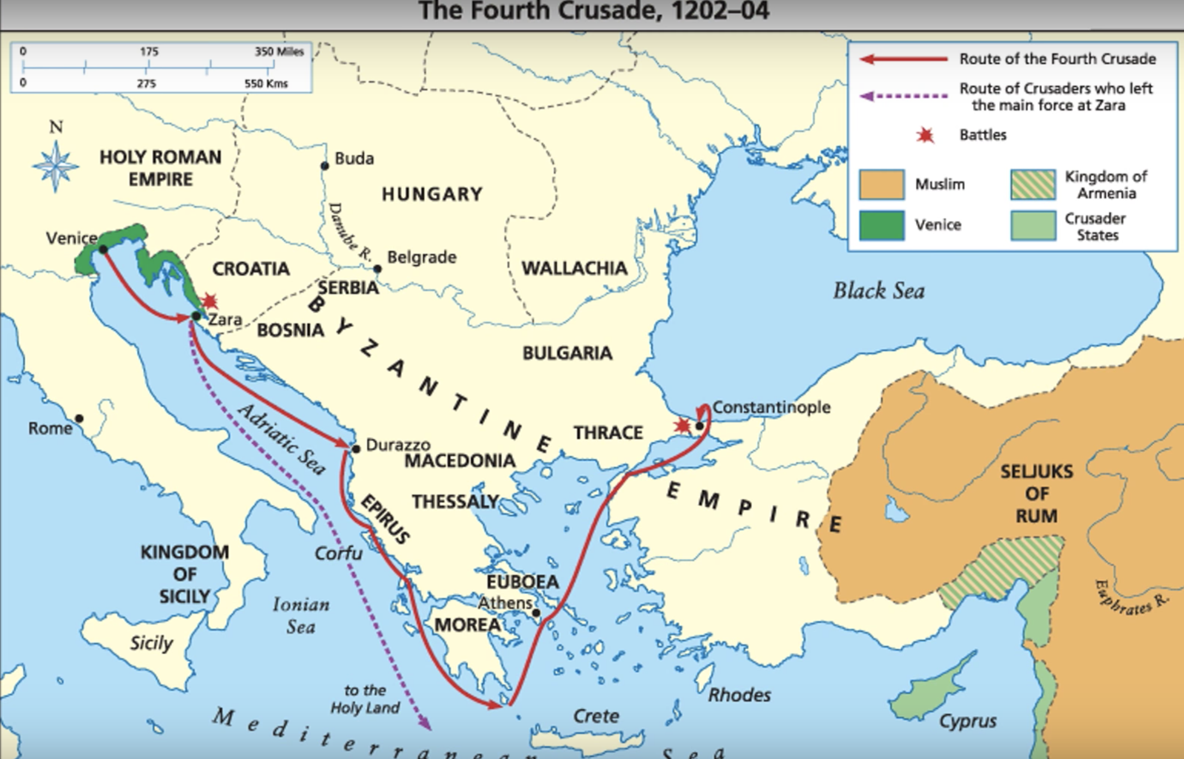 4 крестовый поход годы. Четвертый крестовый поход (1202-1204 гг.). Четвёртый крестовый поход карта. Карта Византии 4 крестовый поход. Крестовые походы 4 поход.