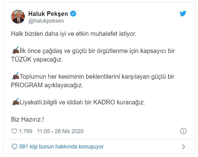 Haluk Pekşen: Biz Hazırız