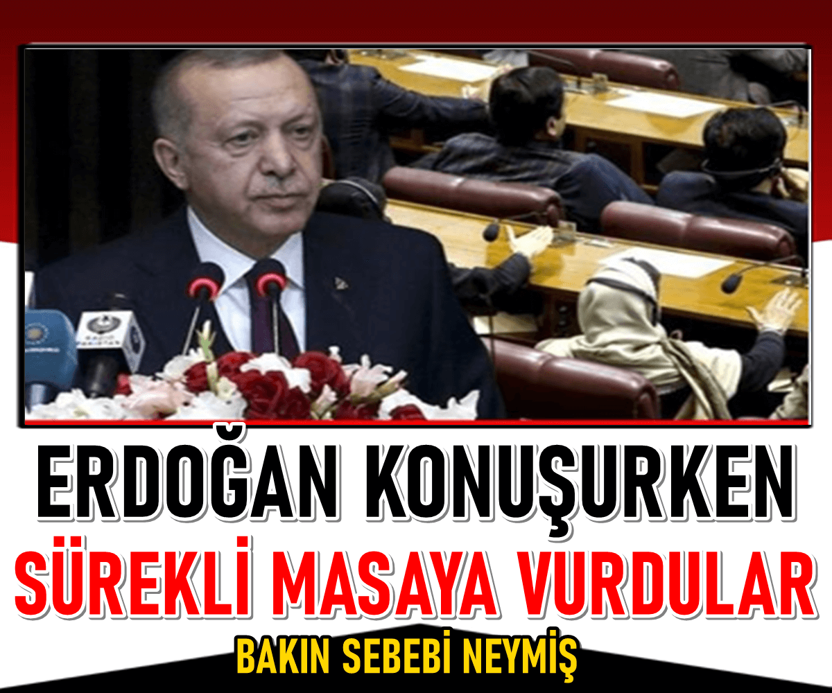 Son dakika: Pakistan’da bir konuşma gerçekleştiren Erdoğan’ın sözleri, masaya vurularak kesildi