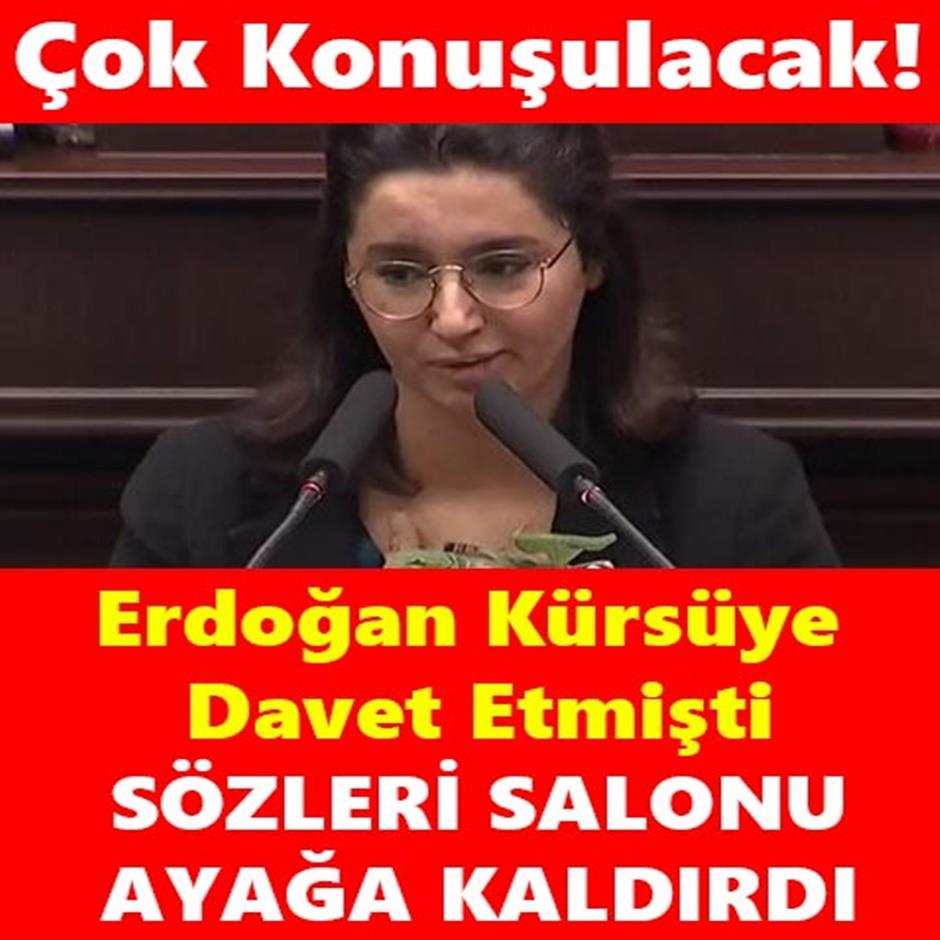 Konuşması Salonu Ayağa Kaldırdı