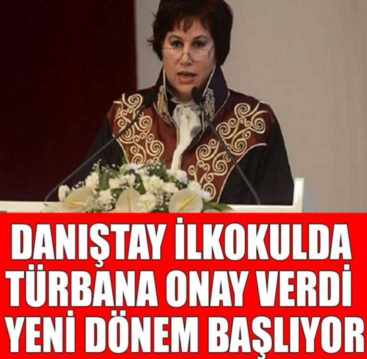 Danıştay İlköğretimde Türbana Onay verdi