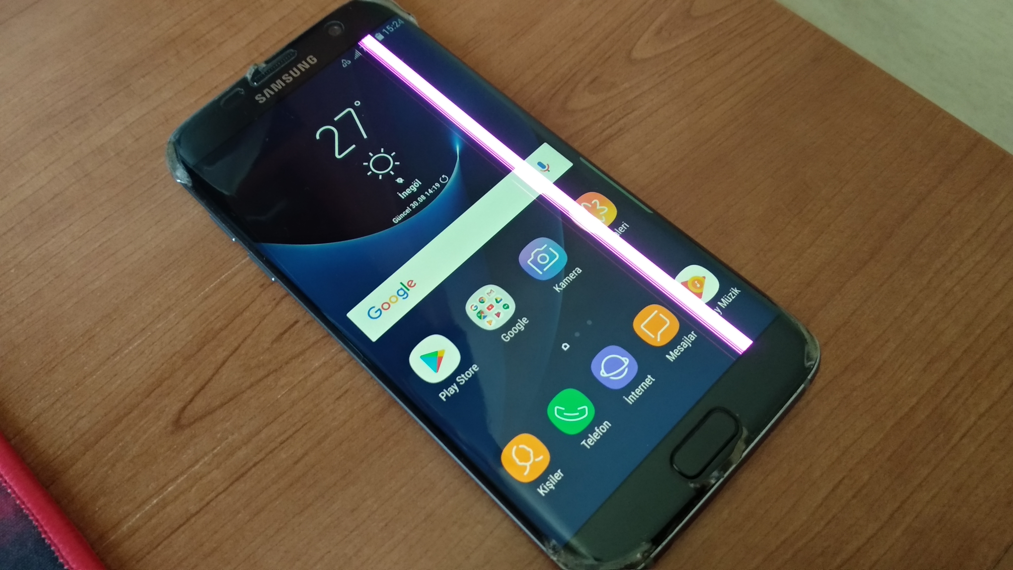 Samsung Galaxy s7 полоса