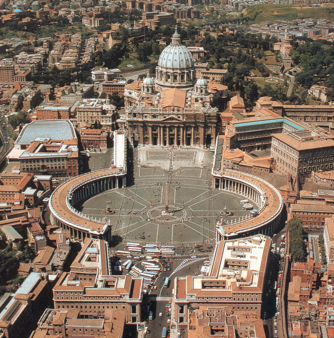 Площадь Святого Петра в Риме Барокко